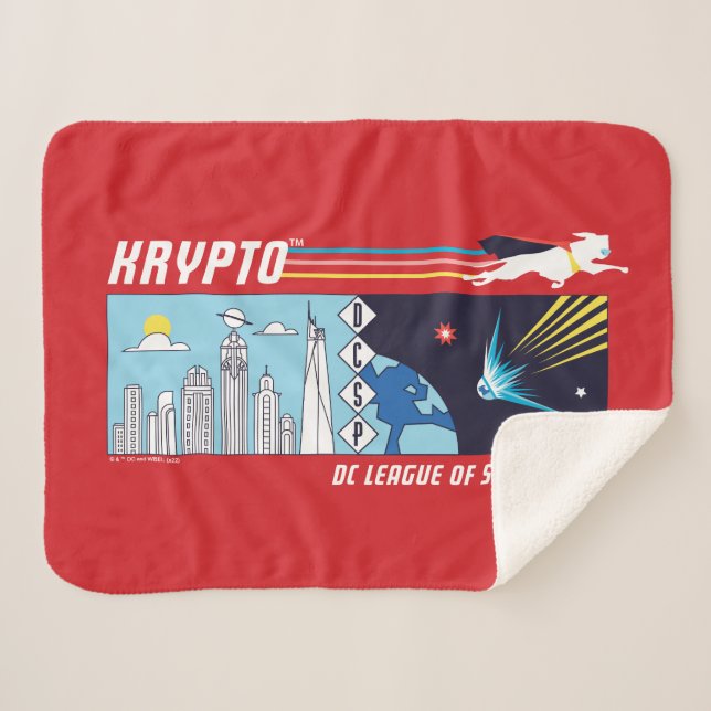 Couverture Sherpa L'espace extra-atmosphérique de Krypto vers la mét (Devant (Horizontal))