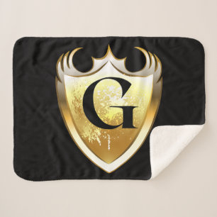 Couverture Sherpa LETTRE G alphabet majuscule
