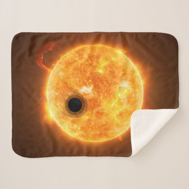 Couverture Sherpa L'Exoplanet Wasp-107b Est Un Géant De Gaz (Devant (Horizontal))