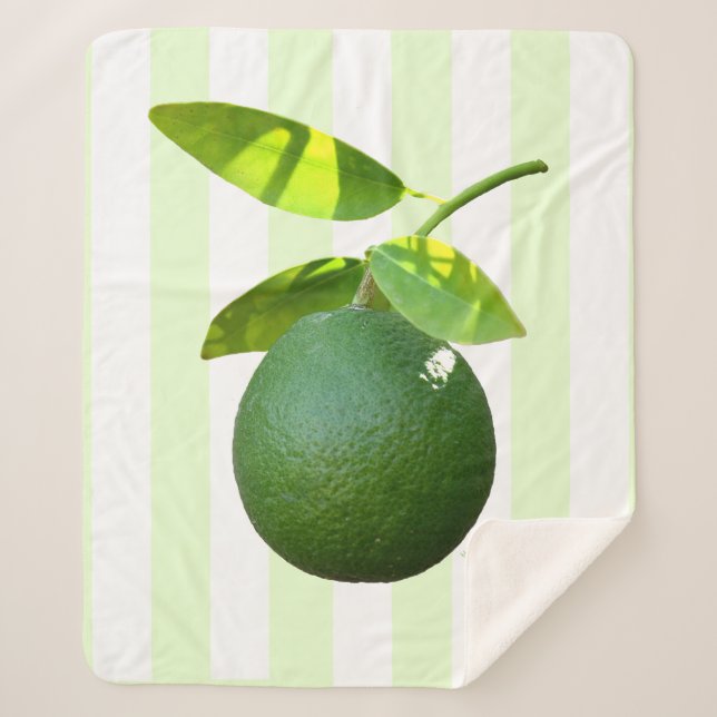 Couverture Sherpa Lime Sherpa Blanket (Devant)