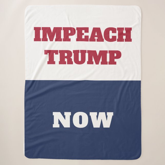 Couverture Sherpa L'impeachment Now Anti Trump Trumpism (Devant)