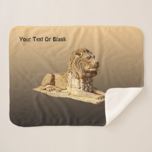 Couverture Sherpa Lion de pierre