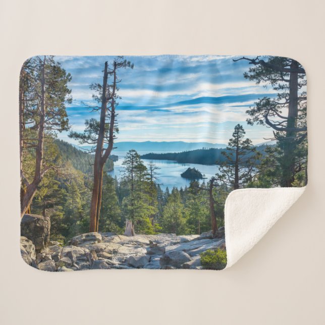 Couverture Sherpa Littoral | Emerald Bay, Lake Tahoe, Californie (Devant (Horizontal))