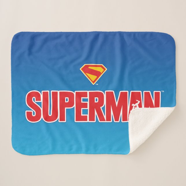 Couverture Sherpa Logo classique Superman Bold (Devant (Horizontal))