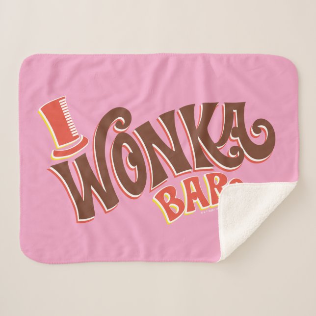 Couverture Sherpa Logo de Wonka Bar (Devant (Horizontal))