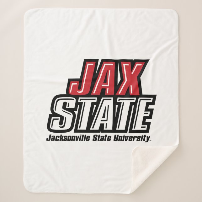 Couverture Sherpa Logo d'état de Jacksonville State University JAX S (Devant)