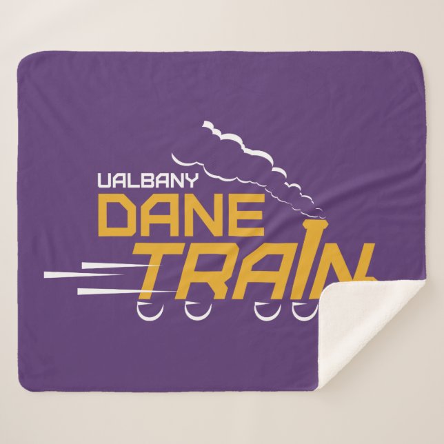 Couverture Sherpa Logo du train UAlbany Dane (Devant (Horizontal))