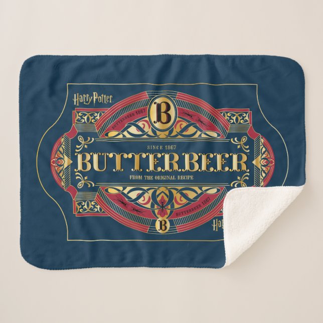 Couverture Sherpa Logo horizontal BUTTERBEER™ (Devant (Horizontal))