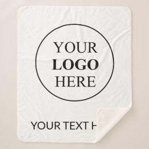 Couverture Sherpa Logo promotionnel personnalisé - Pas de commande m