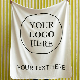 Couverture Sherpa Logo promotionnel personnalisé - Pas de commande m