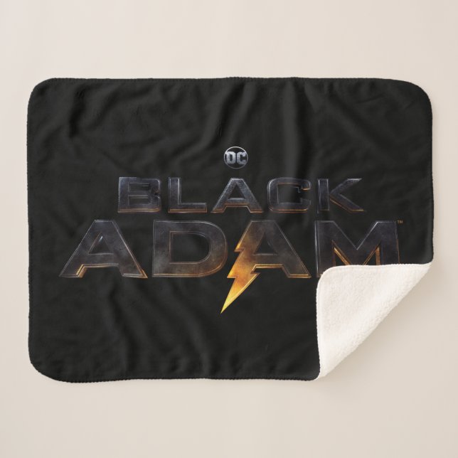 Couverture Sherpa Logo théâtral Black Adam (Devant (Horizontal))