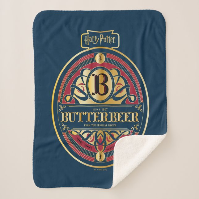Couverture Sherpa Logo vertical BUTTERBEER™ (Devant)