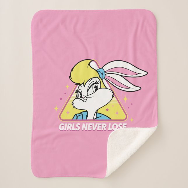 Couverture Sherpa Lola Bunny Girls ne perdent jamais (Devant)