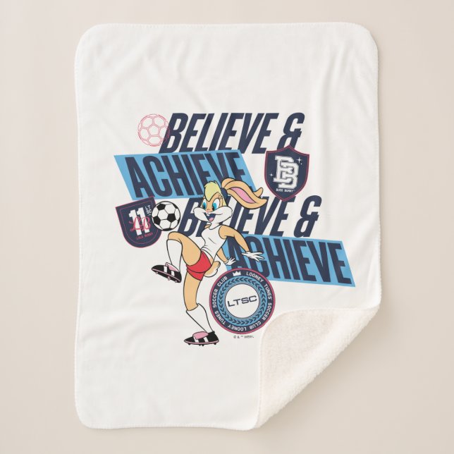 Couverture Sherpa Lola Bunny LOONEY TUNES™ Soccer Club Graphic (Devant)