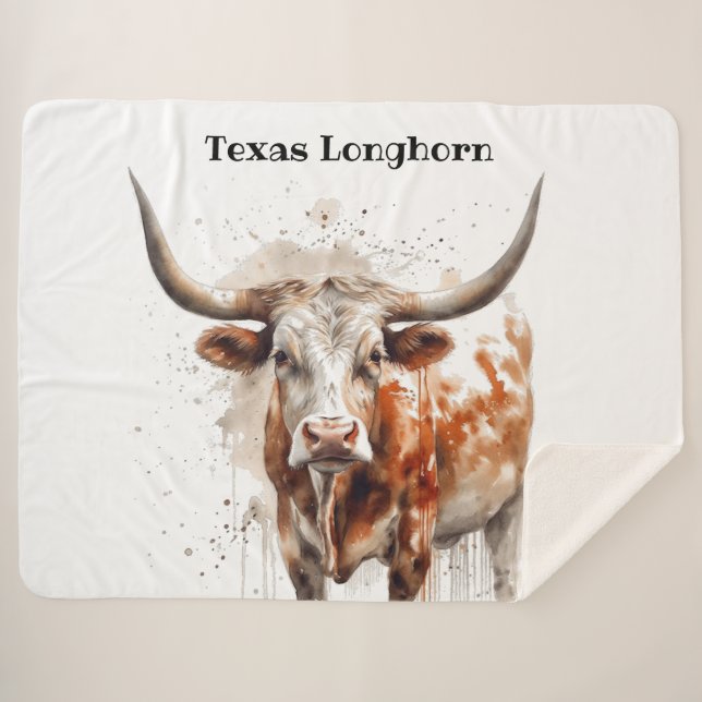 Couverture Sherpa Longhorn Legacy, coutume (Devant (Horizontal))