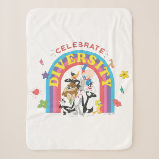 Couverture Sherpa LOONEY TUNES™ - Celebrate Diversity Pride Arc-en-c