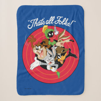 Couverture Sherpa LOONEY TUNES™ "C'EST TOUS LES FOLKS™" Groupe Bulls
