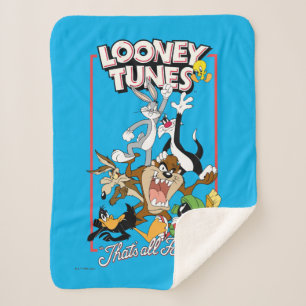 Couverture Sherpa LOONEY TUNES™ "C'EST TOUS LES FOLKS!™" Pile de