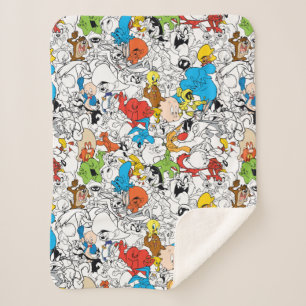 Couverture Sherpa LOONEY TUNES™ Color Pop Motif