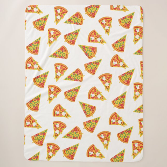 Couverture Sherpa Love Pizza (Devant)