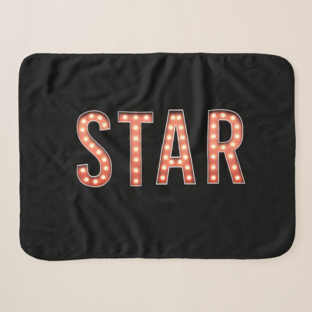 Couverture Sherpa Lumières de Marquee STAR (Devant (Horizontal))