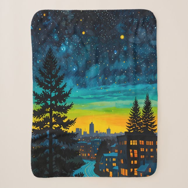 Couverture Sherpa Luminosité du crépuscule urbain (Devant)