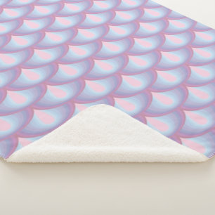 Couverture Sherpa Lune - Scales Sherpa Blanket