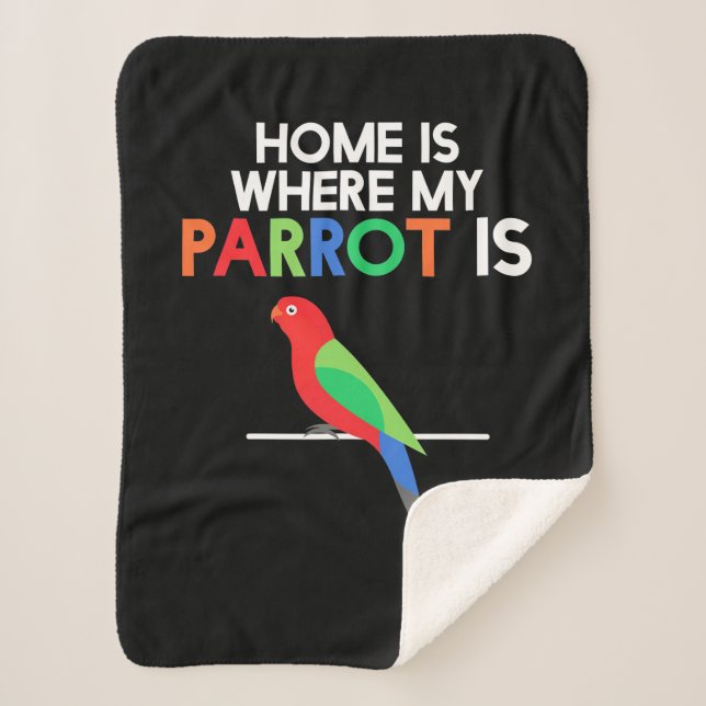 Couverture Sherpa Ma Maison Est Là Où Est Mon Parrot (Devant)
