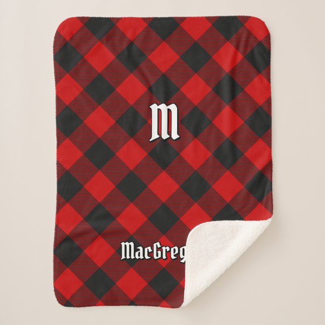 Couverture Sherpa MacGregor Rob Roy Tartan Sherpa Blanket (Devant)