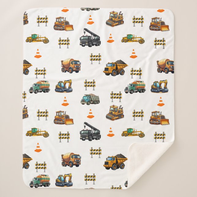 Couverture Sherpa Machines de construction  (Devant)