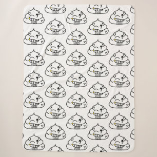 Couverture Sherpa Macho Poop - Brootsch le PooPoo