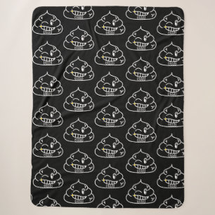 Couverture Sherpa Macho Poop - Brootsch le PooPoo