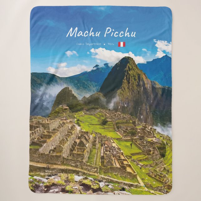 Couverture Sherpa Machu Picchu, Pérou - Ruines de la citadelle inca (Devant)