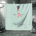 Couverture Sherpa Magic and Wonder Christmas Snowman Mint ID440<br><div class="desc">Superbe couverture Sherpa de Noël minimaliste avec un bonhomme de neige stylisé encadré en blanc sur un arrière - plan vert menthe parsemé de flocons de neige et d'étoiles. La typographie branchée de 'Magic and Wonder' complète le design. Recherchez ID440 pour voir d'autres produits de coordination et d'autres options de...</div>