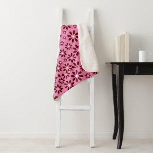 Couverture Sherpa Maisonnettes Simple Design Moderne