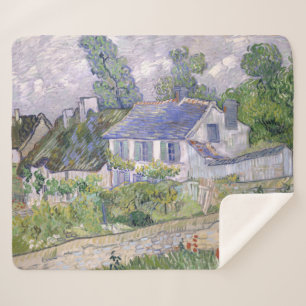 Couverture Sherpa Maisons à Auvers Vincent van Gogh