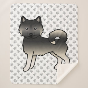 Couverture Sherpa Malamute d'Alaska Agouti Chien de Dessin Animé Mig