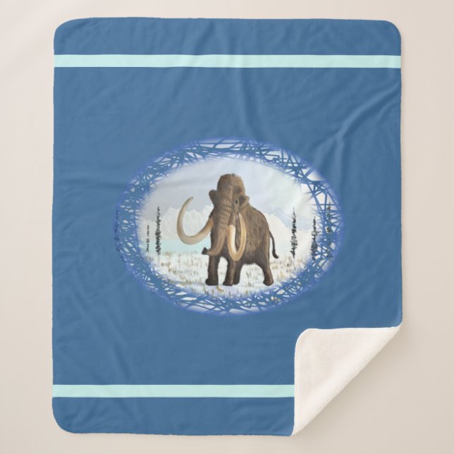 Couverture Sherpa Mammoth laineux (Devant)