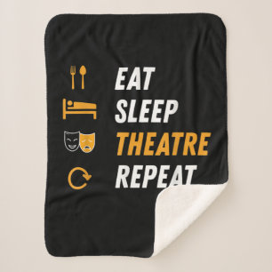 Couverture Sherpa Manger Théâtre du sommeil Répéter