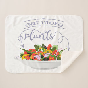 Couverture Sherpa Mangez plus de plantes frais motivation salade let