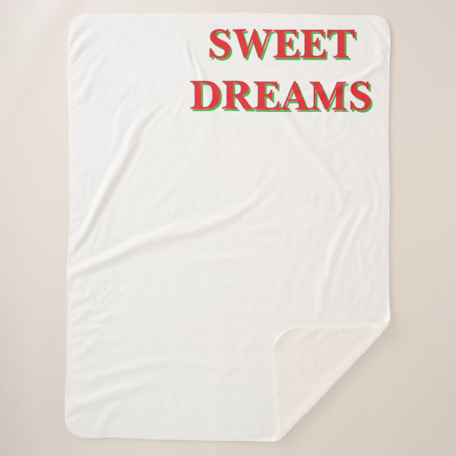 Couverture Sherpa Manta Dulce Sueño Noche Tranquila Descanso (Devant)