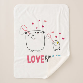 Couverture Sherpa Manta Mostropi│Love is in the air