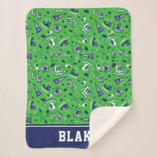 Couverture Sherpa Marine de vert de vitesse de hockey sur glace