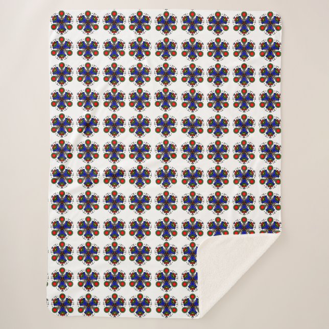 Couverture Sherpa Marine royale Zen (Devant)