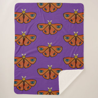 Couverture Sherpa Mariposa Mística con Ojos