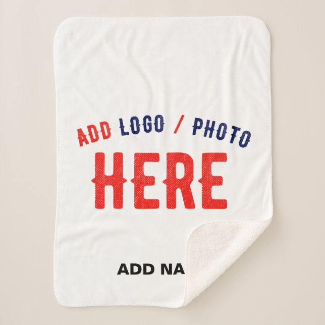 COUVERTURE SHERPA MARQUE BLANCHE MODERNE ET PERSONNALISABLE VÉRIFIÉE (Devant)