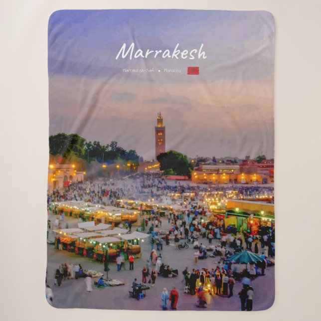 Couverture Sherpa Marrakech, Maroc - Place Jemaa el Fnaa (Devant)