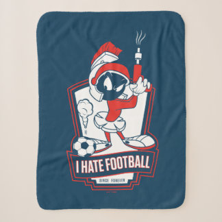Couverture Sherpa MARVIN LE MARTIEN ™ "Je déteste le football" Graph