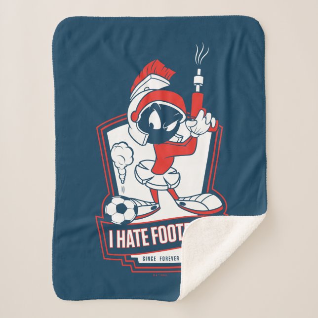 Couverture Sherpa MARVIN THE MARTIAN™ "I Hate Football" Graphic (Devant)