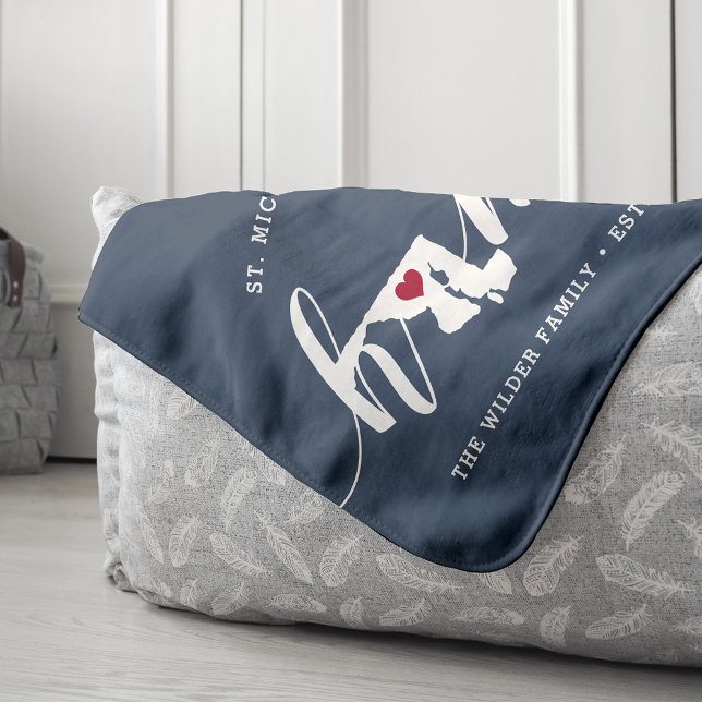 Couverture Sherpa Maryland Home État Personnalisé (Créateur téléchargé)